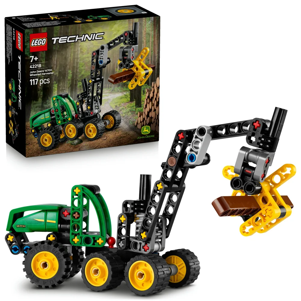 LEGO Technic John Deere 1470H Wheeled Harvester Toy 42218 Bild 1