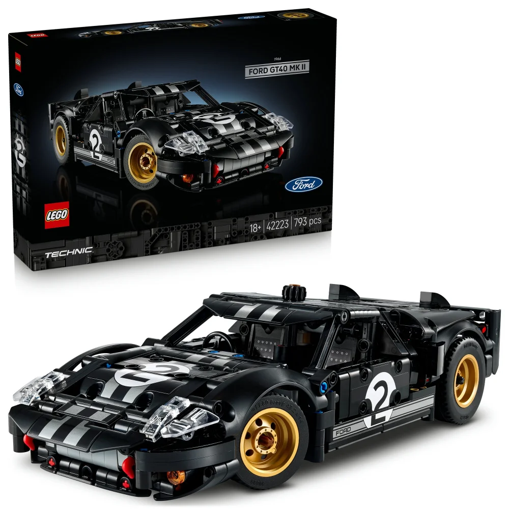 LEGO Technic 1966 Ford GT40 MKII Race Car Model Kit 42223 Bild 1