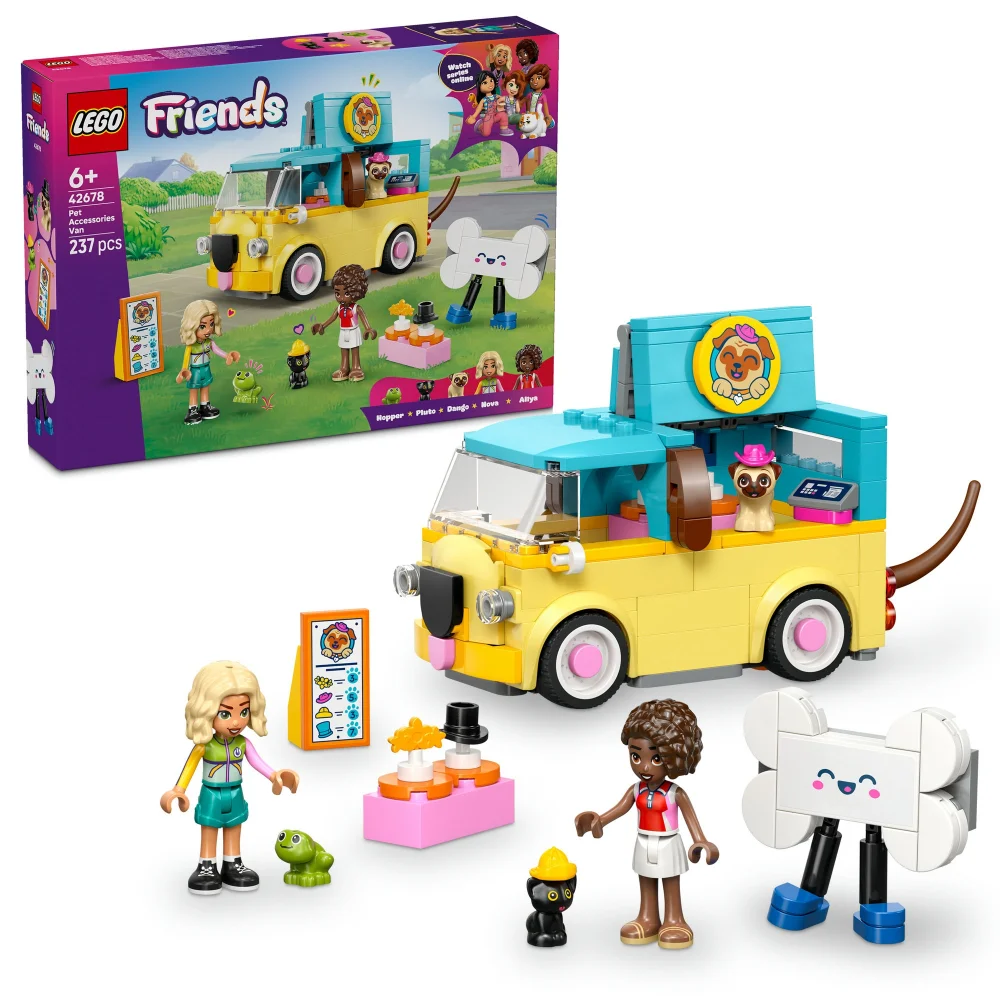 LEGO Friends Pet Accessories Van Toy with Pet Figures 42678 Bild 1