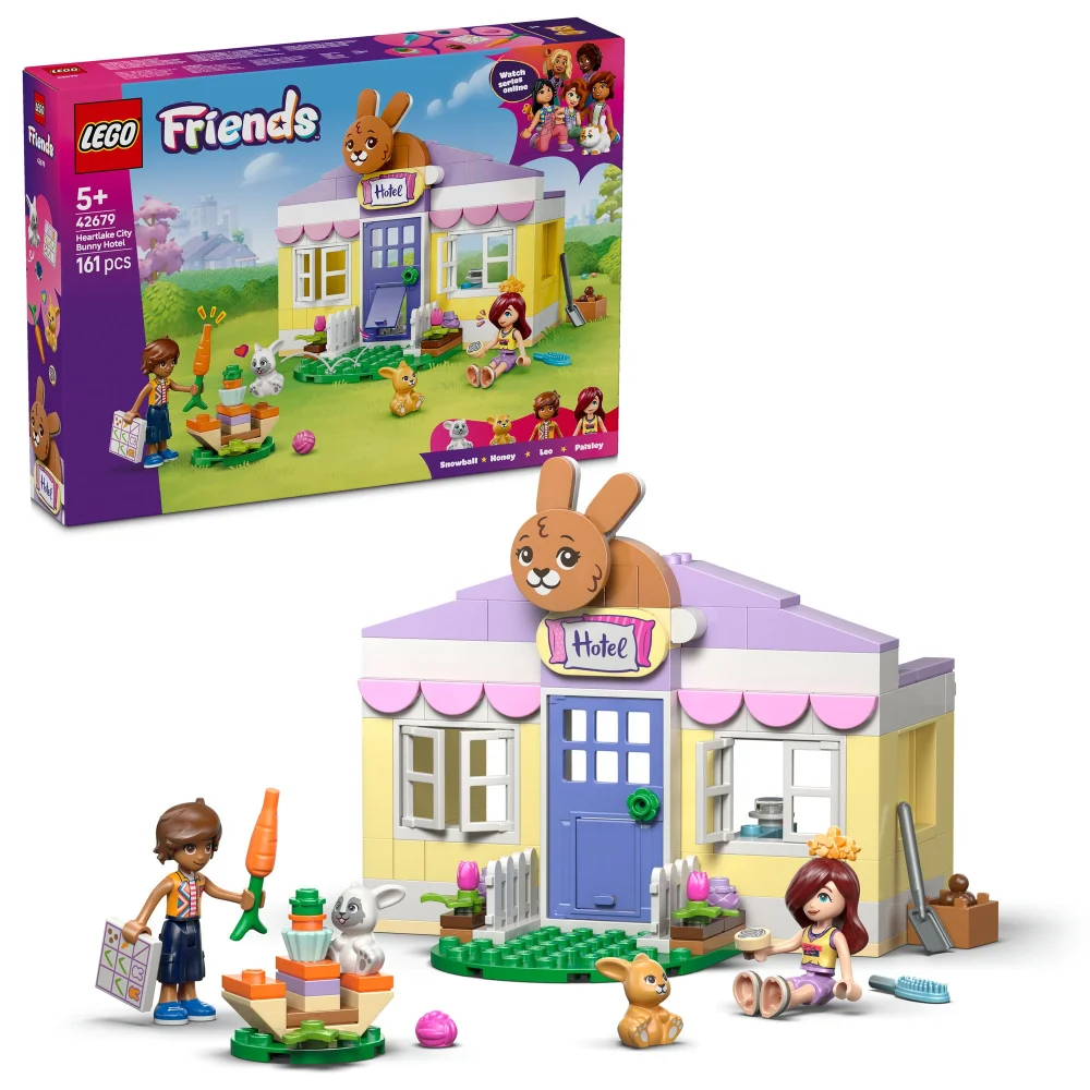 LEGO Friends Heartlake City Bunny Hotel Toy for Kids 42679 Bild 1