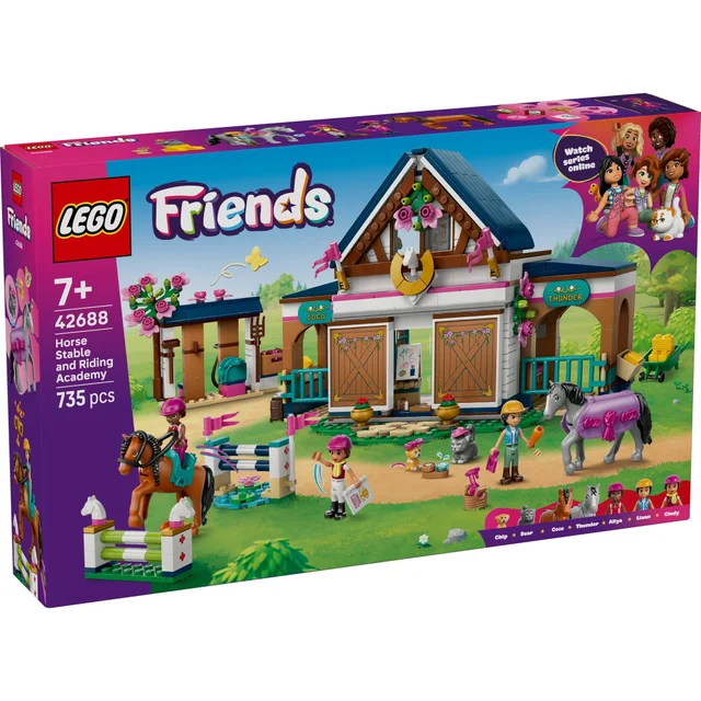 LEGO Friends Horse Stable and Riding Academy Toy 42688
