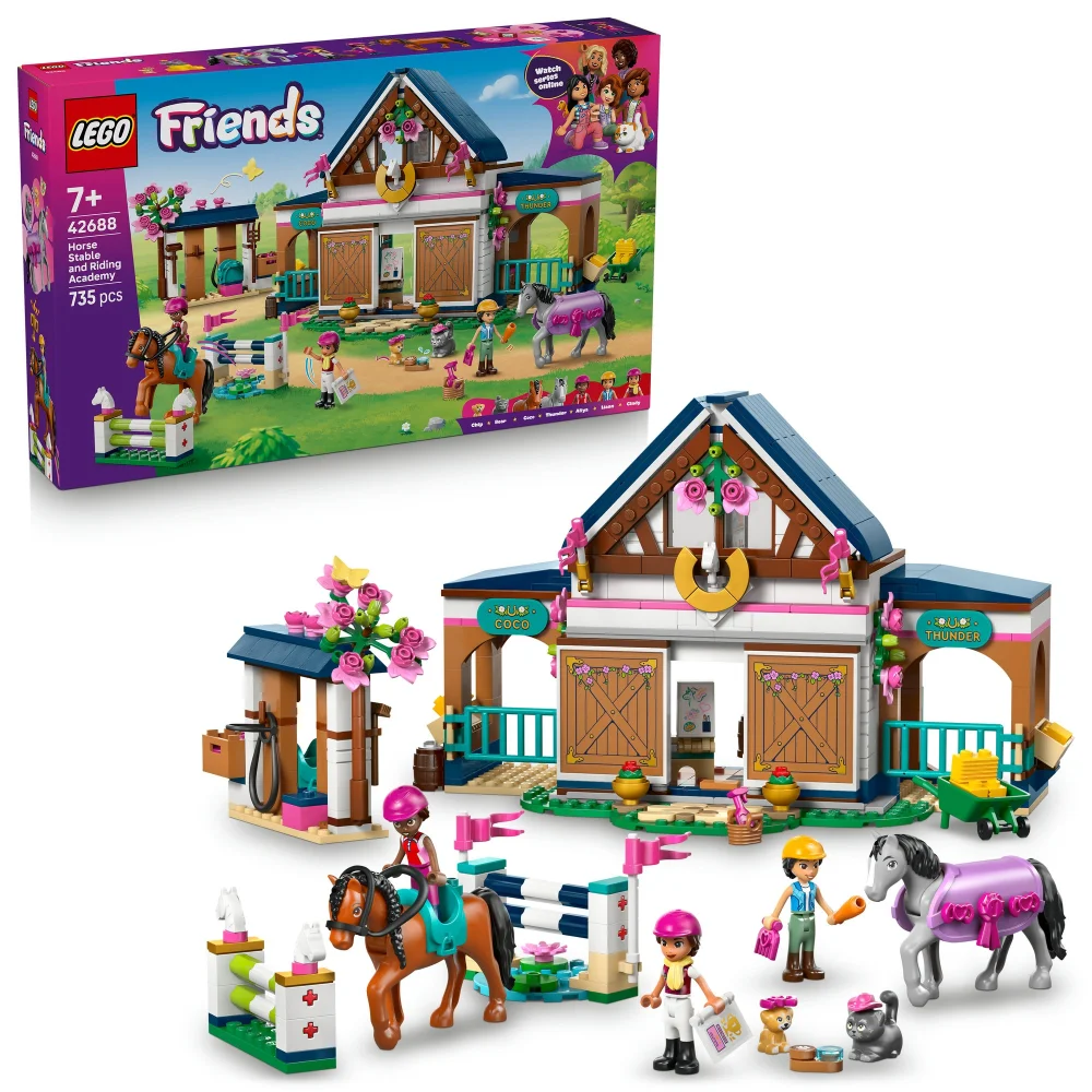 LEGO Friends Horse Stable and Riding Academy Toy 42688 Bild 1