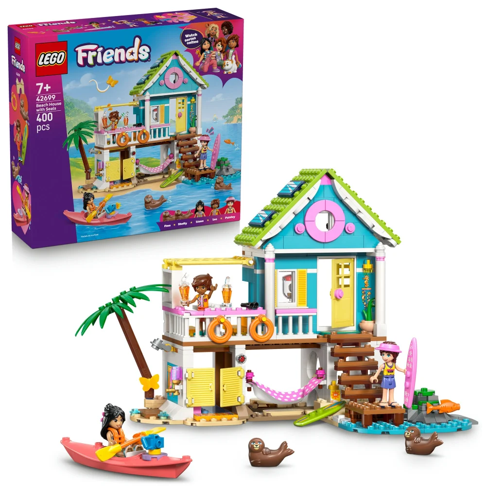 LEGO Friends Beach House with Seals Building Toy 42699 Bild 1