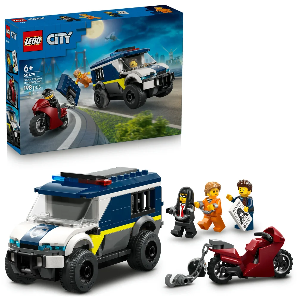 LEGO City Police Prisoner Transport Van Building Toy 60479 Bild 1