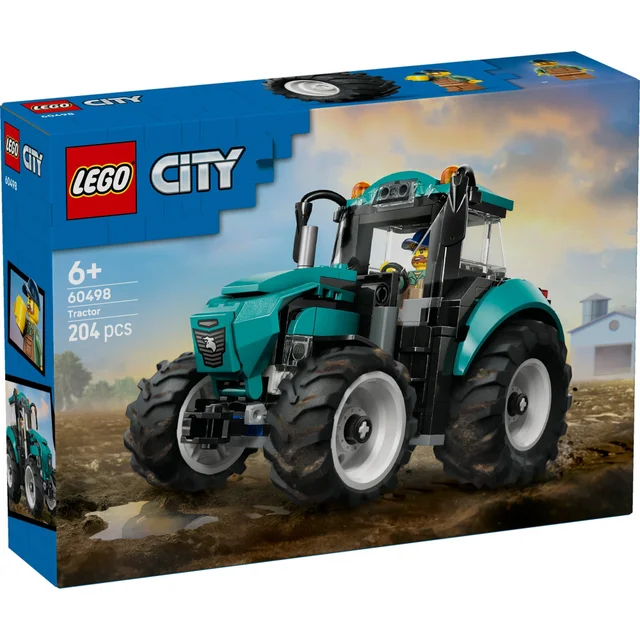 LEGO City Tractor Farm Toy Building Set and Minifigure 60498
