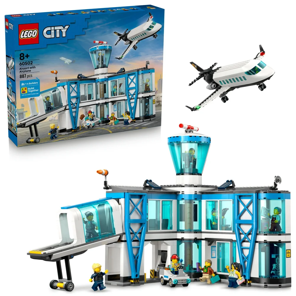 LEGO City Airport with Airplane Toy Model Airport Set 60502 Bild 1