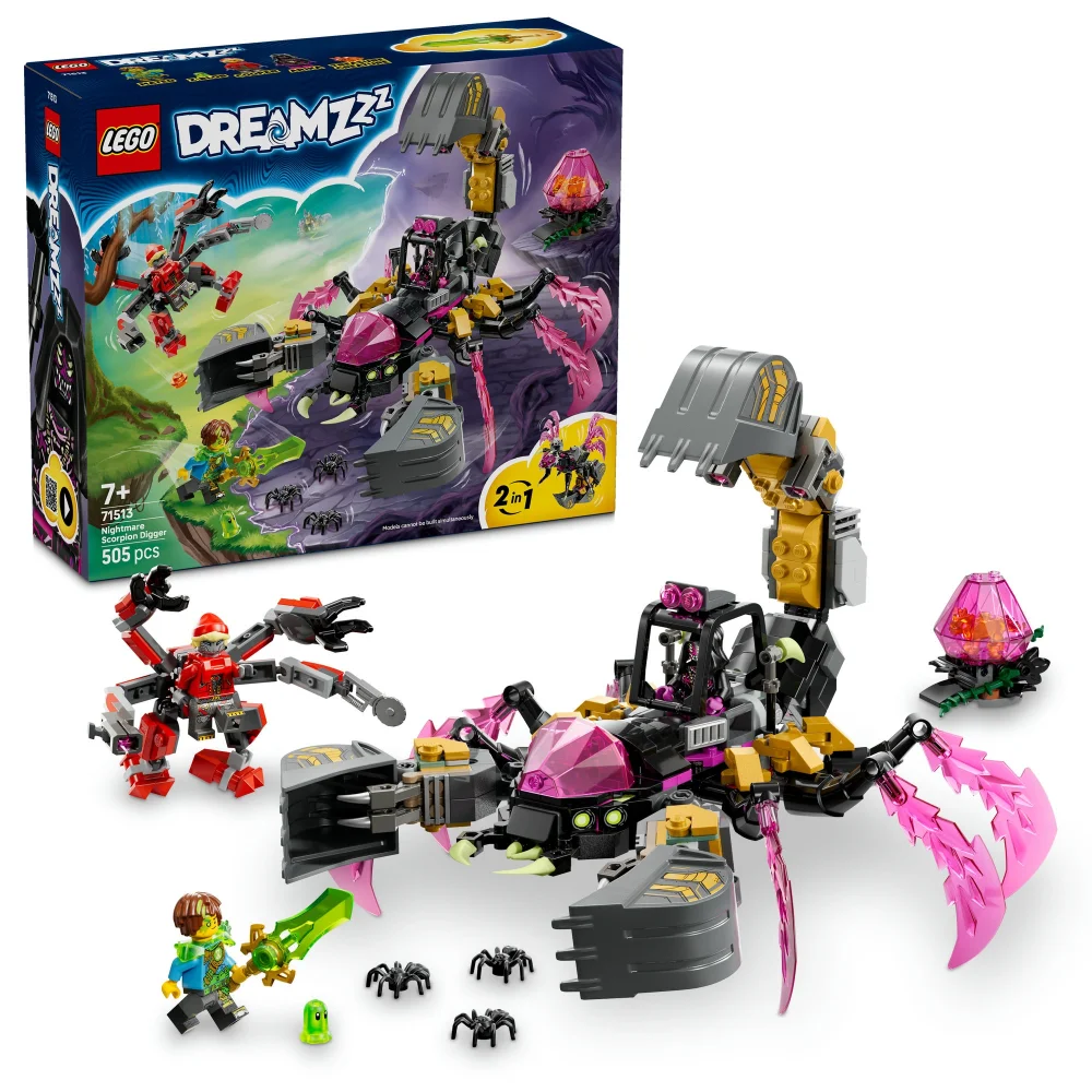 LEGO DREAMZzz 2in1 Nightmare Scorpion Digger Toy 71513 Bild 1
