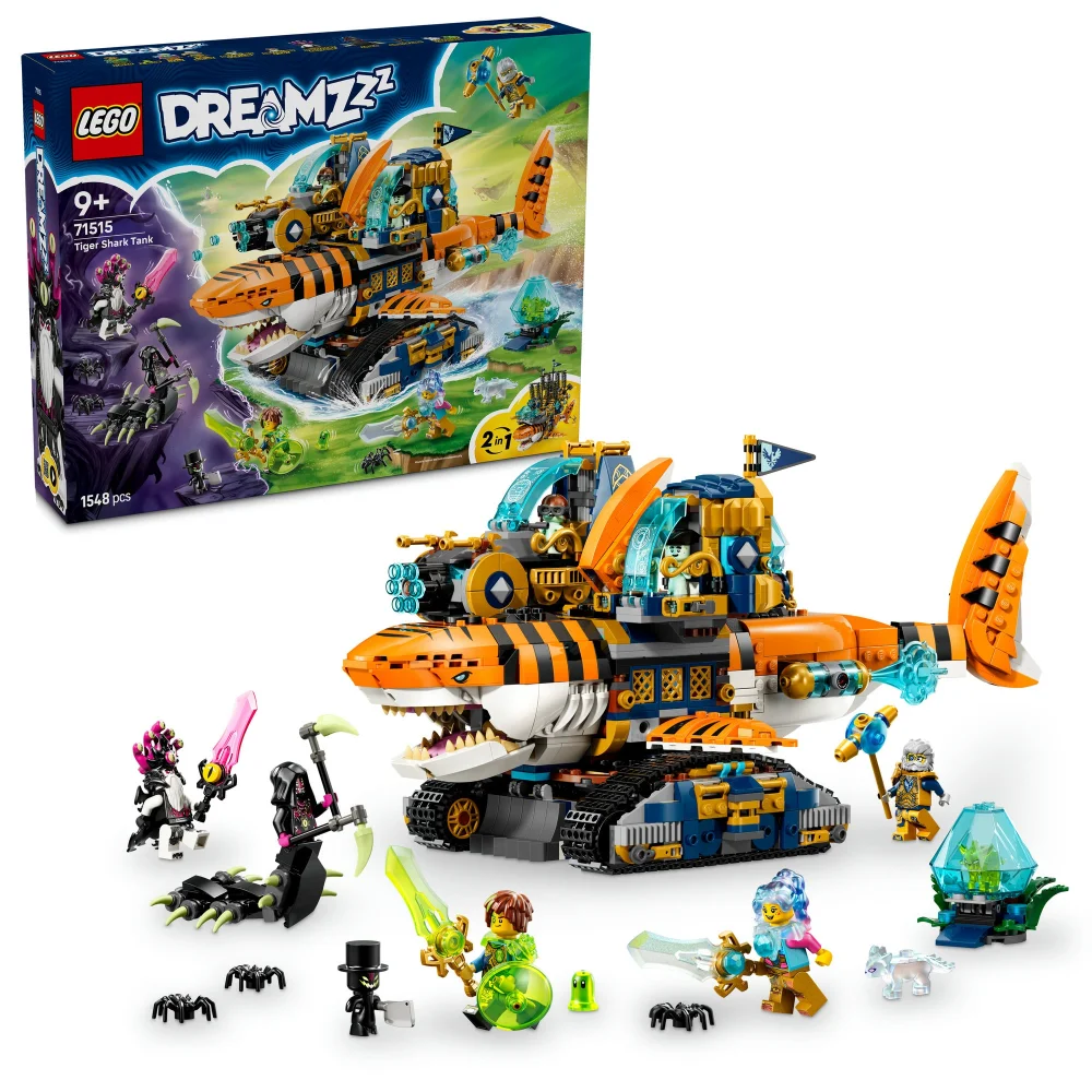 LEGO DREAMZzz 2in1 Tiger Shark Tank Toy for Kids 71515 Bild 1