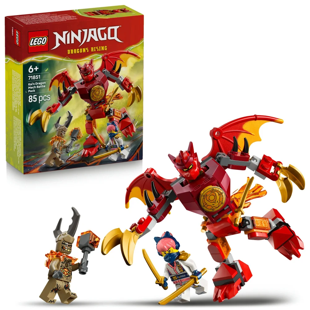 LEGO NINJAGO Kai’s Dragon Mech Battle Pack Ninja Toy 71851 Bild 1