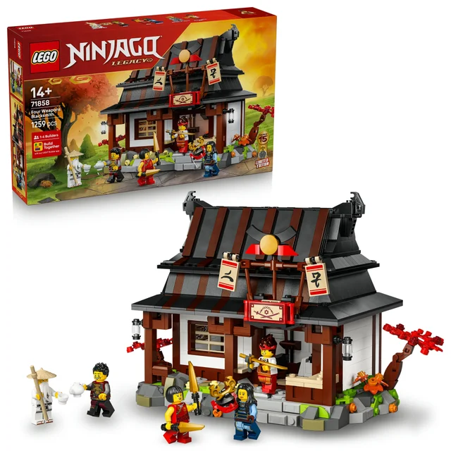 LEGO NINJAGO Four Weapons Blacksmith 15th Anniversary 71858