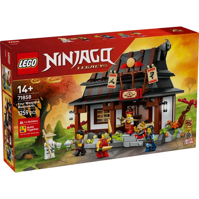 LEGO NINJAGO Four Weapons Blacksmith 15th Anniversary 71858
