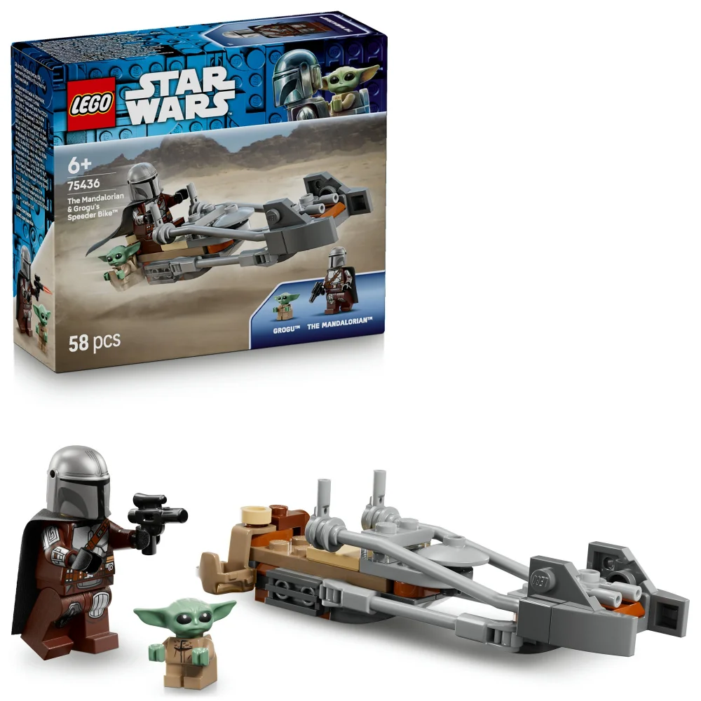 LEGO Star Wars The Mandalorian & Grogu’s Speeder Bike 75436 Bild 1
