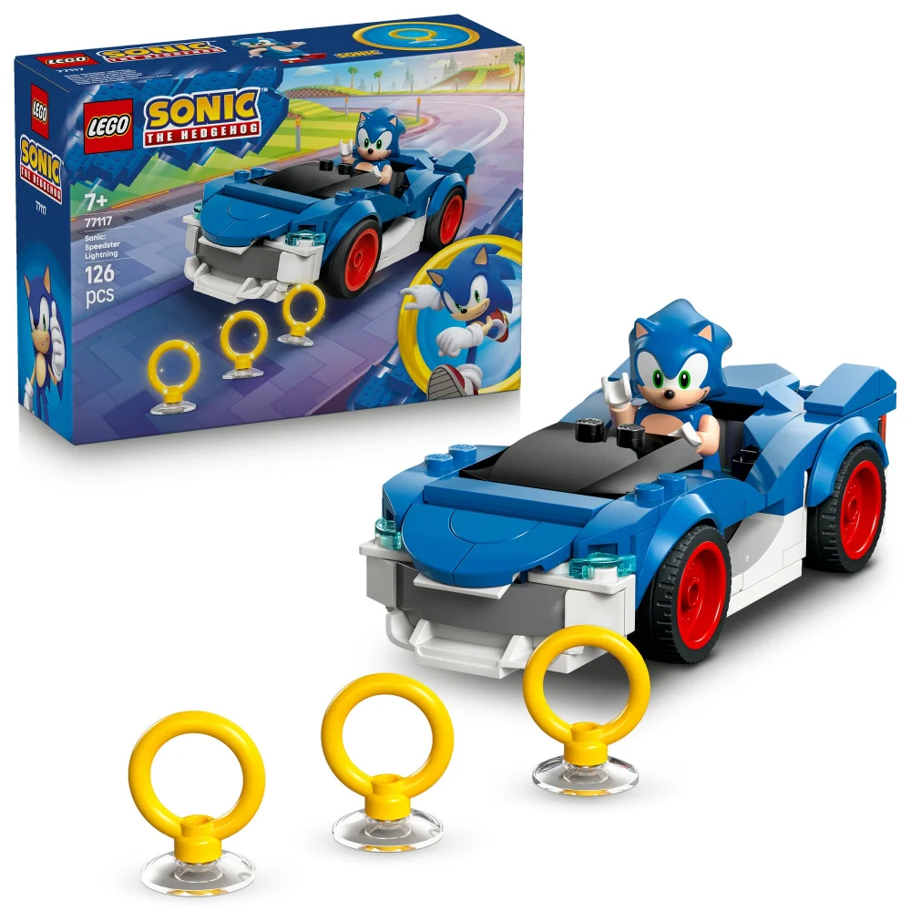 LEGO Sonic the Hedgehog Sonic: Speedster Lightning Toy 77117 Bild 1
