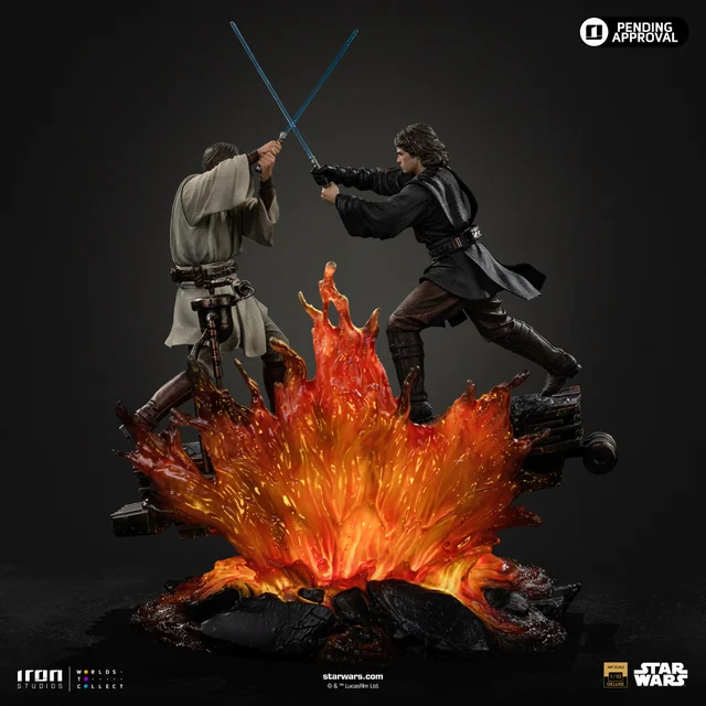 Iron Studios Star Wars Art Scale 1/10 Anakin Vs Obi Wan Figure
