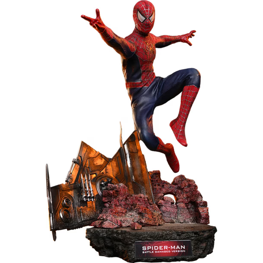 Hot Toys 1/6 Spider-Man Battle Damaged - Spider-Man Figure Bild 1