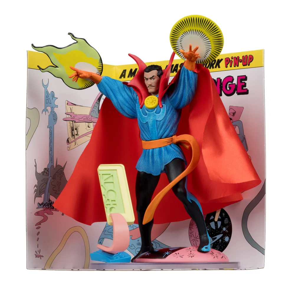 Marvel Doctor Strange 1:10th Scale Collectible with Scene (Strange Tales #128) McFarlane Toys Bild 1