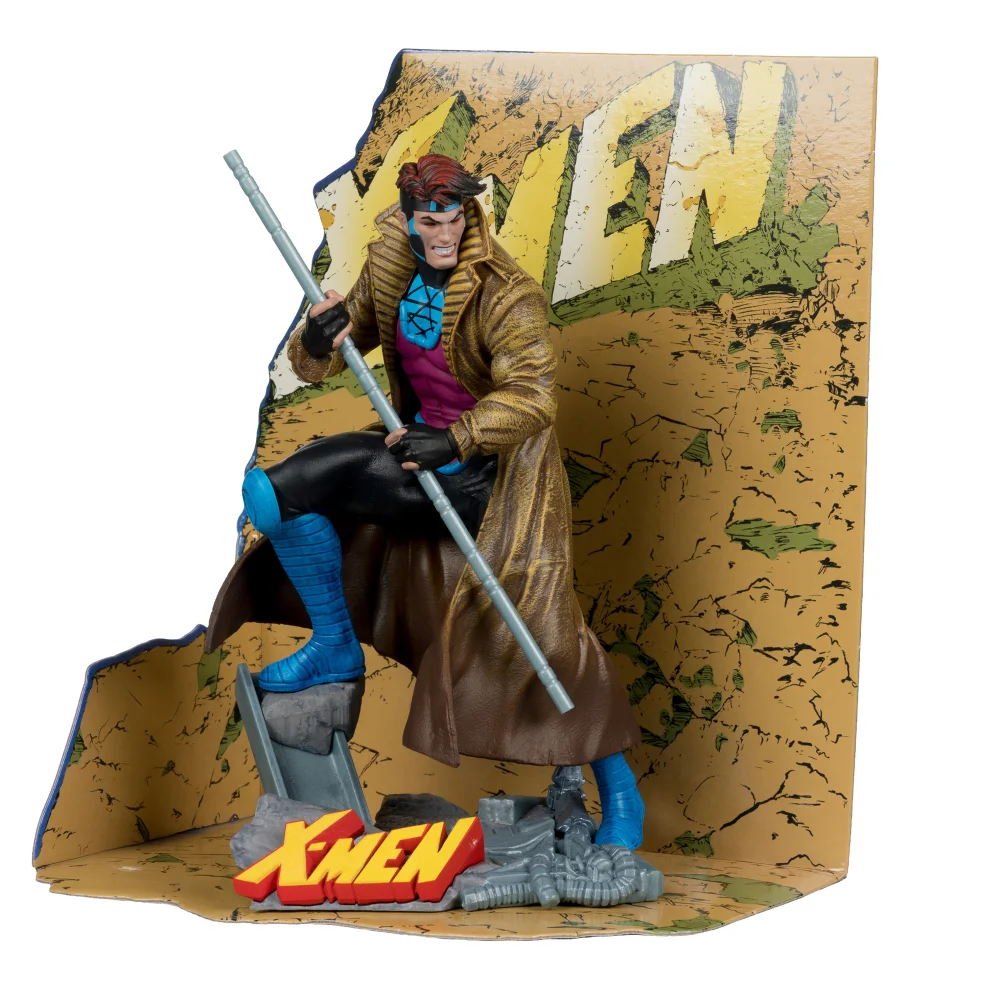 Marvel Gambit 1:10th Scale Collectible with Scene (X-MEN #1) McFarlane Toys Bild 1
