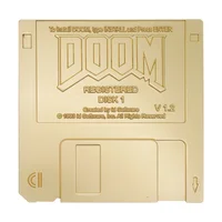 DOOM - Floppy Disk Limited Edition Imitation Gold Plated Replica - undefined undefined