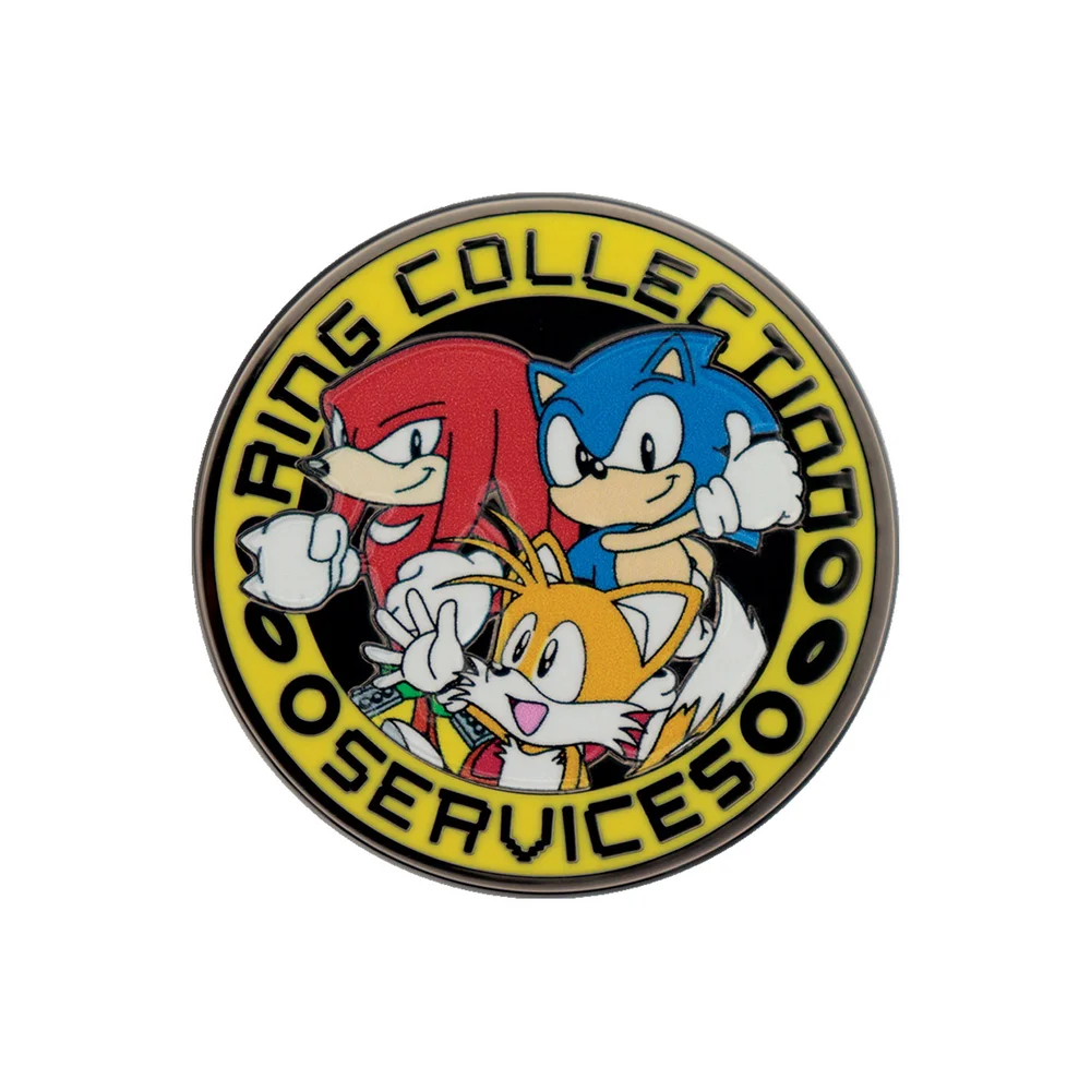 Sonic The Hedgehog – Sonic, Tails, and Knuckles Pin Badge Bild 1