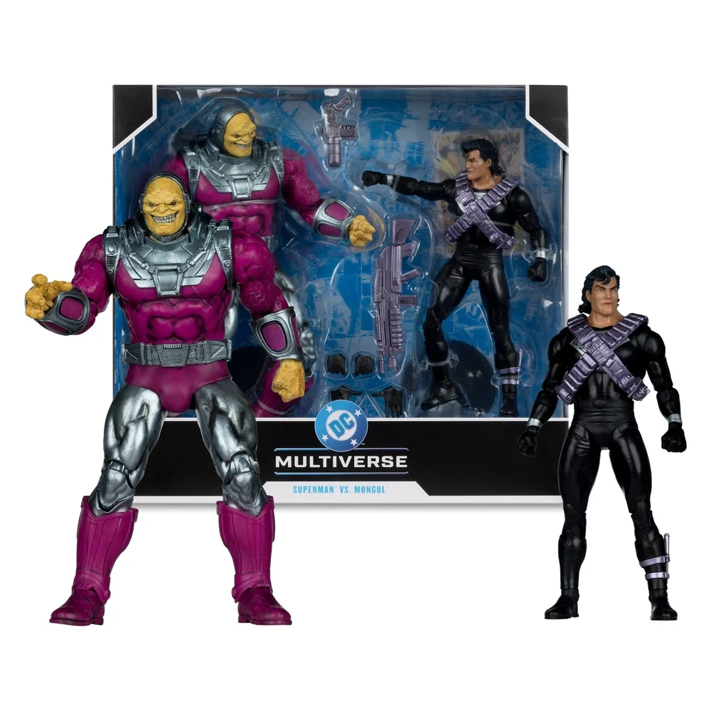 McFarlane DC Multiverse Mongul Vs Kryptonian Suit Superman Megafig 2 Pack 7" Action Figure Bild 1