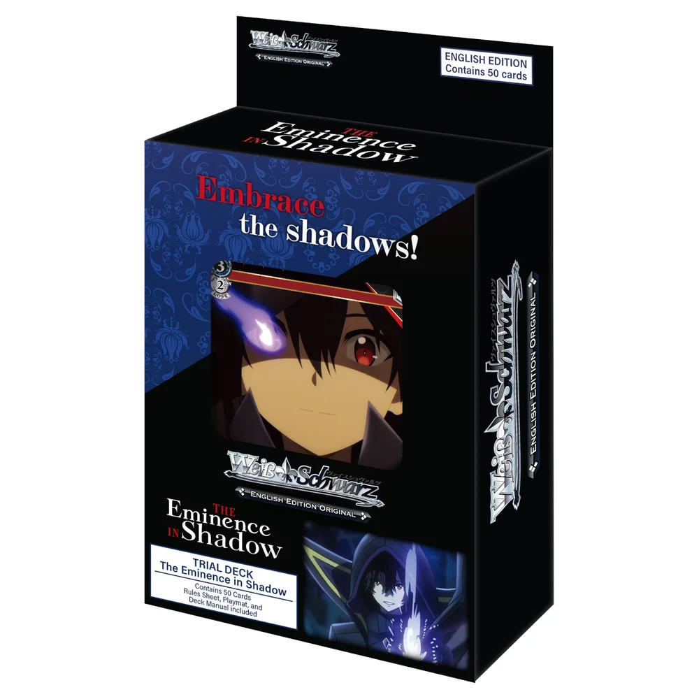 Weiss Schwarz Trading Card Game Trial Deck: The Eminence in Shadow Bild 1