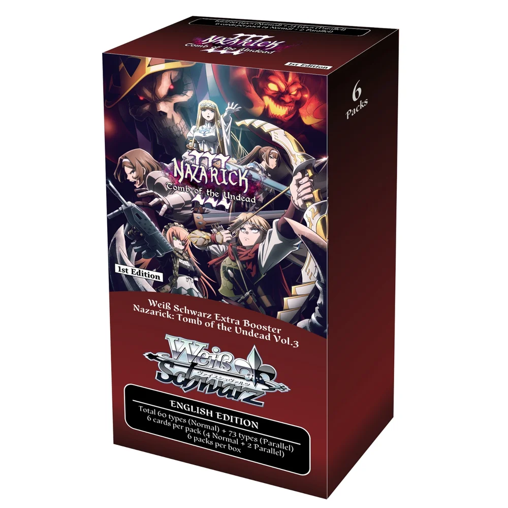 Weiß Schwarz Trading Card Game Extra Booster Box: Nazarick: Tomb of the Undead Vol.3 (6 Packs) Bild 1