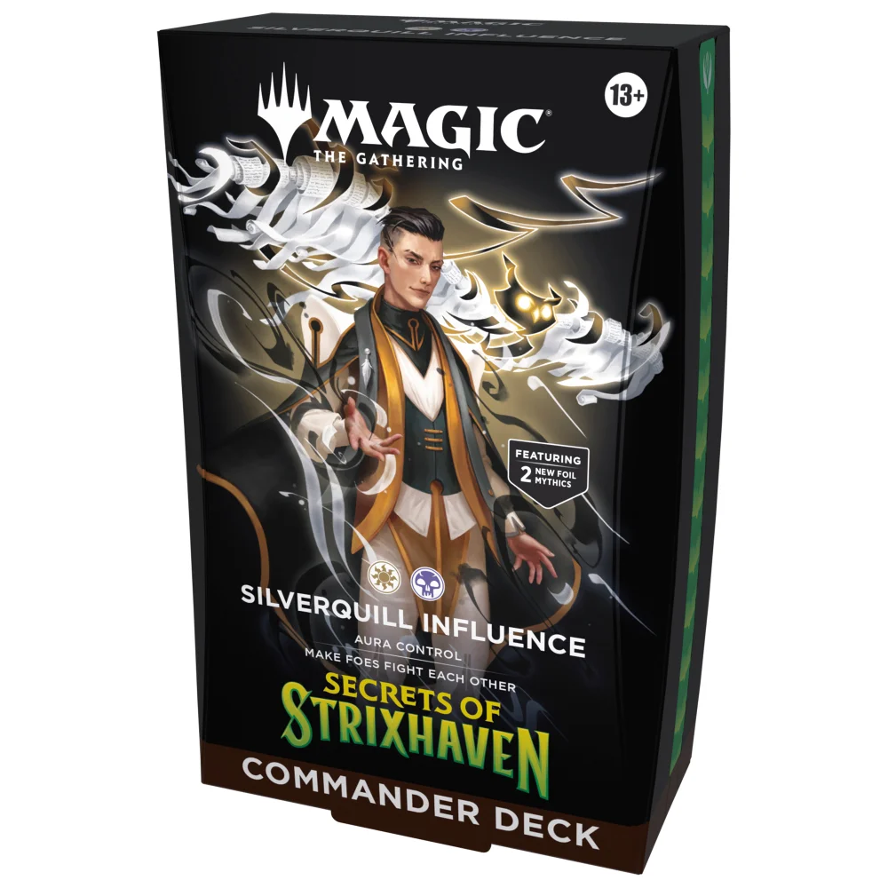 Magic: The Gathering Secrets of Strixhaven Commander Deck - Silverquill Influence Bild 1