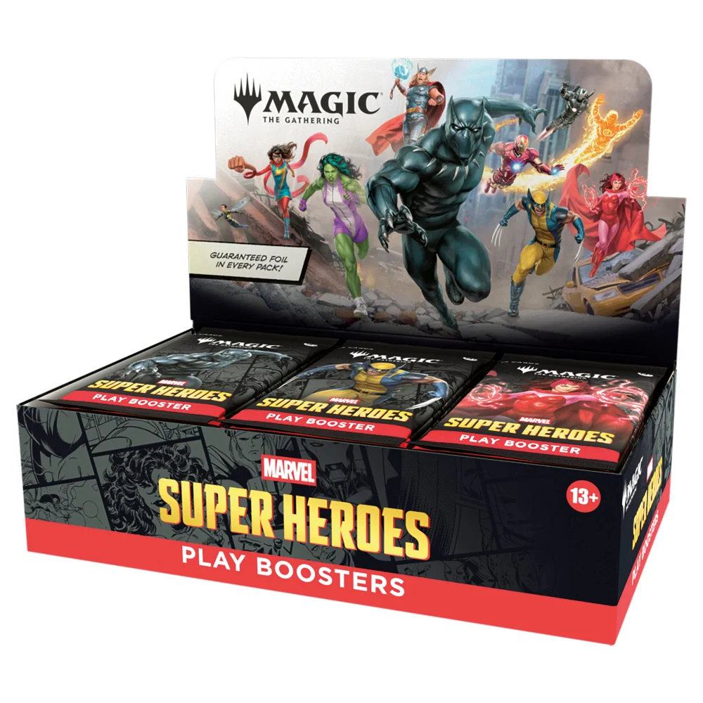 Magic: The Gathering Marvel Super Heroes Play Booster Box (30 Packs) Bild 1