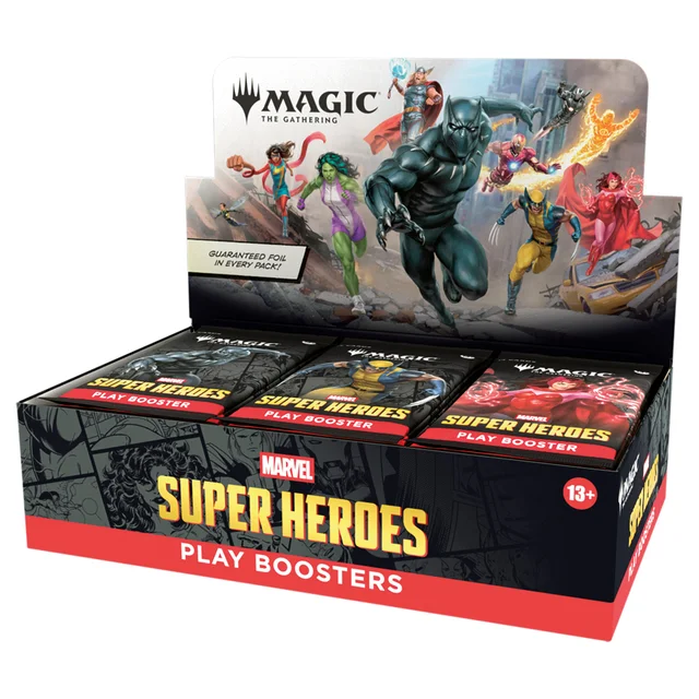 Magic: The Gathering Marvel Super Heroes Play Booster Box (30 Packs)