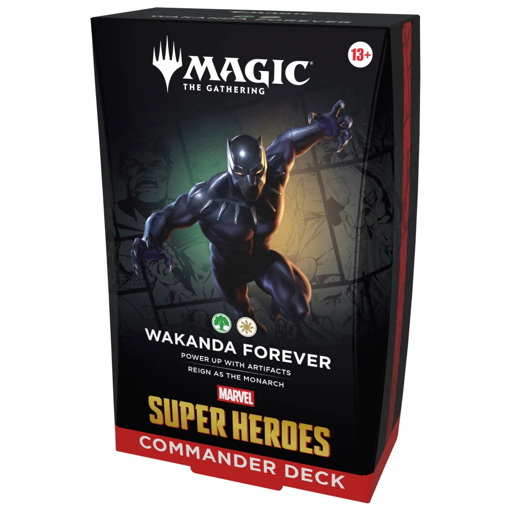 Magic: The Gathering Marvel Super Heroes Commander Deck - Wakanda Forever Bild 1