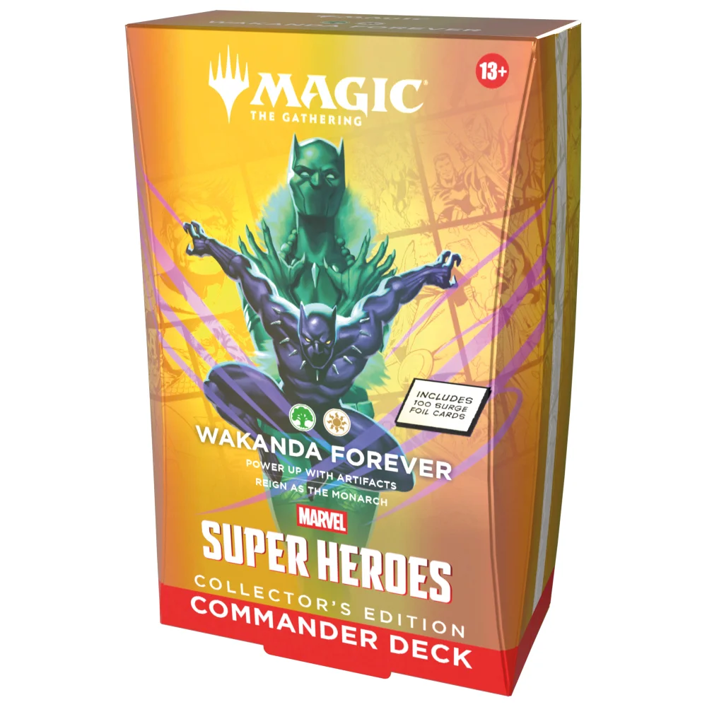 Magic: The Gathering Marvel Super Heroes Collector’s Edition Commander Deck - Wakanda Forever Bild 1
