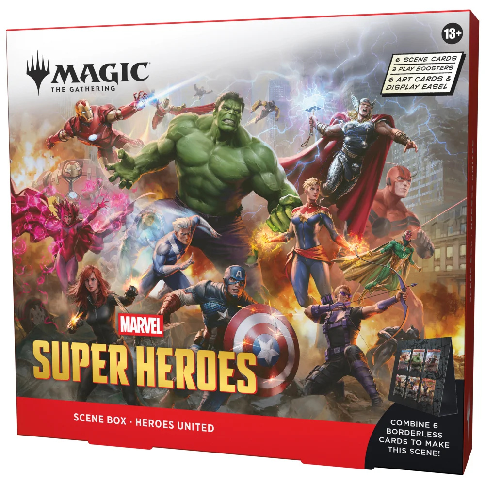 Magic: The Gathering Marvel Super Heroes Scene Box - Heroes United Bild 1