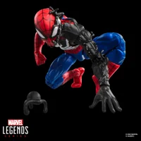 Hasbro Marvel Legends Series Secret Wars Spider-Man (Alien Costume), Marvel Comics Collectible 6 Inch Action Figure - undefined undefined
