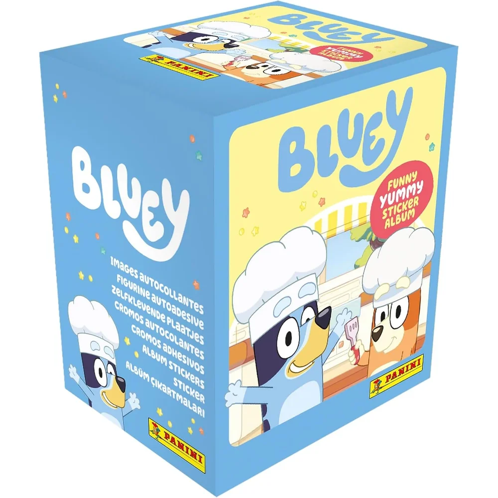 Panini Bluey Funny Yummy Sticker Collection Packs (36 Packs) Bild 1
