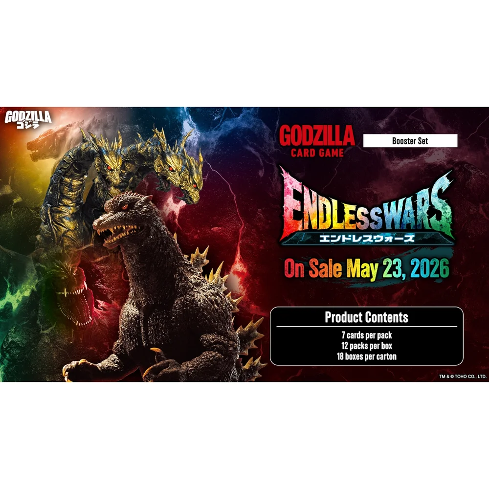 Godzilla Card Game: Booster Box #4 Endless Wars (12 Packs) Bild 1