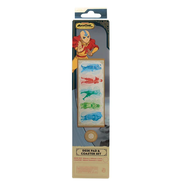 Avatar: The Last Airbender – Elements Desk Pad & Coaster Set