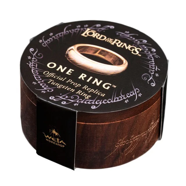 Lord of the Rings Tungsten Ring The One Ring (gold plated) Size 13