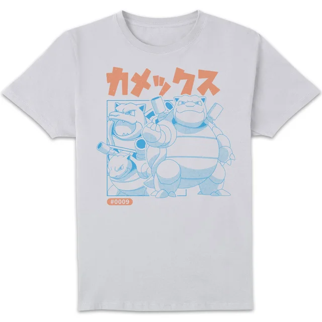 Pokémon Blastoise Power Unisex T-Shirt - White
