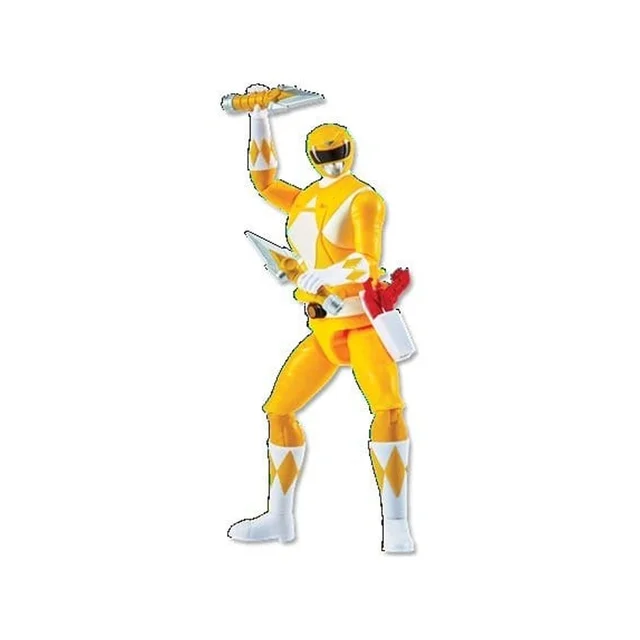 Mighty Morphin Power Rangers Season 2 Auto-Morphin Action Figure Yellow Ranger