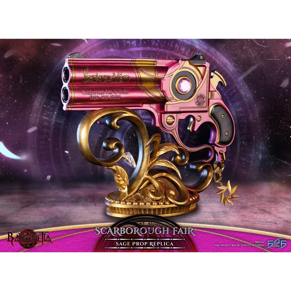 First 4 Figures Bayonetta: Scarborough Fair Prop Replicas Sage Red Resin Statue (26cm) Bild 1