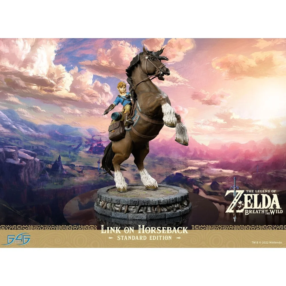 First 4 Figures The Legend Of Zelda: Breath Of The Wild Link On Horseback Resin Statue (56cm) Bild 1