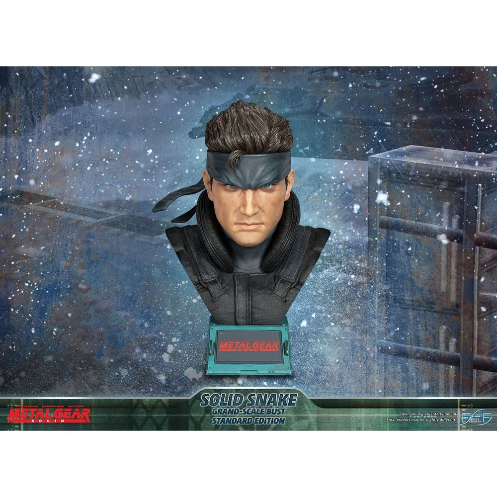 First 4 Figures Metal Gear Solid Solid Snake Grand Scale Bust Resin Statue (31cm) Bild 1