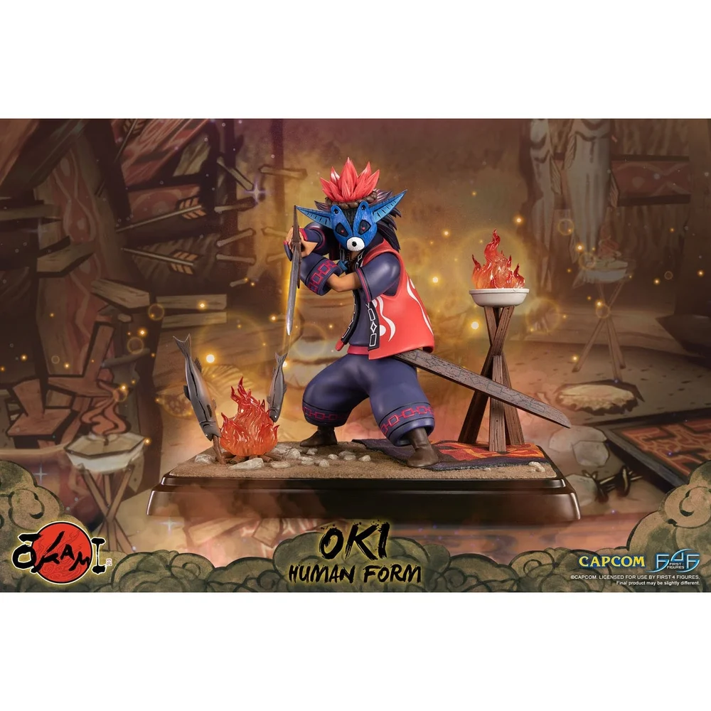 First 4 Figures Okami Oki Human Form Resin Statue (38cm) Bild 1