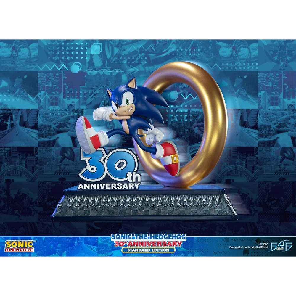 First 4 Figures Sonic The Hedgehog Sonic 30th Anniversary Resin Statue (41cm) Bild 1