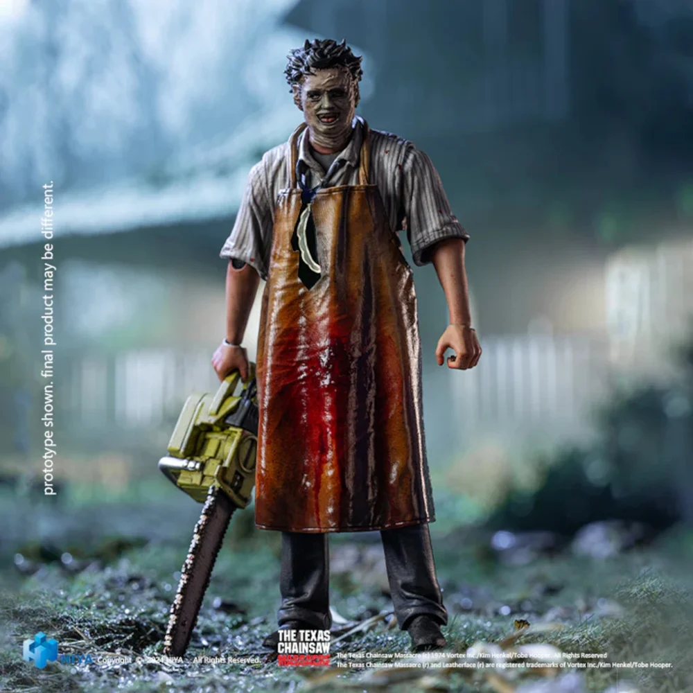 HIYA Toys 1/18 Scale Texas Chainsaw Massacre 1974 Leatherface Killing Mask Figure Bild 1