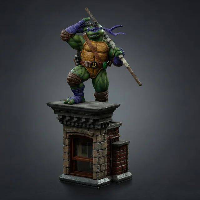 Iron Studios Teenage Mutant Ninja Turtles Donatello Unleashed Art Scale 1/10 Statue