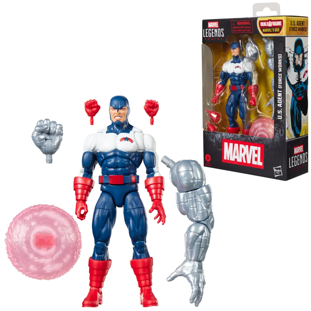 Marvel Legends Series U.S. Agent (Force Works), Avengers and Marvel Comics Action Figure Bild 1
