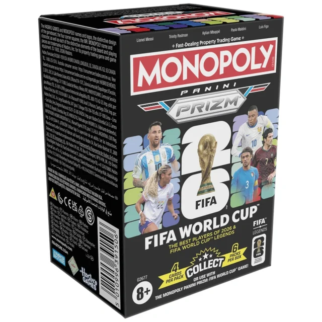 Monopoly Panini Prizm: FIFA World Cup Booster Box (24 Cards)