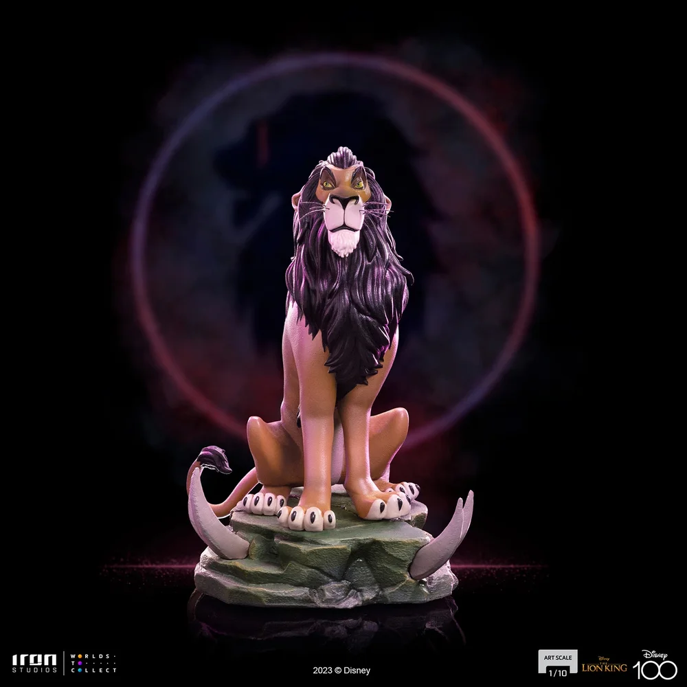 Iron Studios The Lion King Scar Deluxe Art Scale 1/10 Statue Bild 1