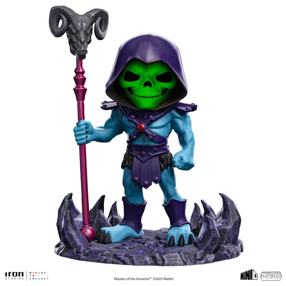 Iron Studios Masters of the Universe Skeletor Glow In The Dark (2023 Event Exclusive) Minico Figure Bild 1